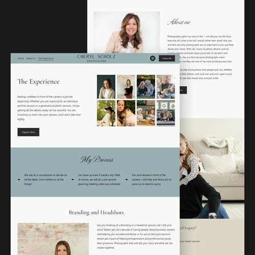 Cheryl Scholz - Squarespace Website Design