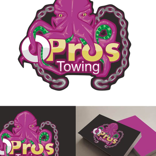 Purple octopus 