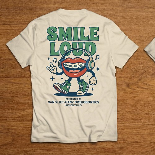 bold retro style tshirt design