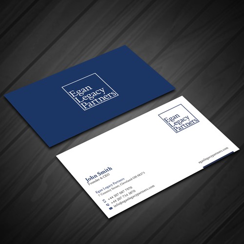 Exclusive Horizontal Business Card Design