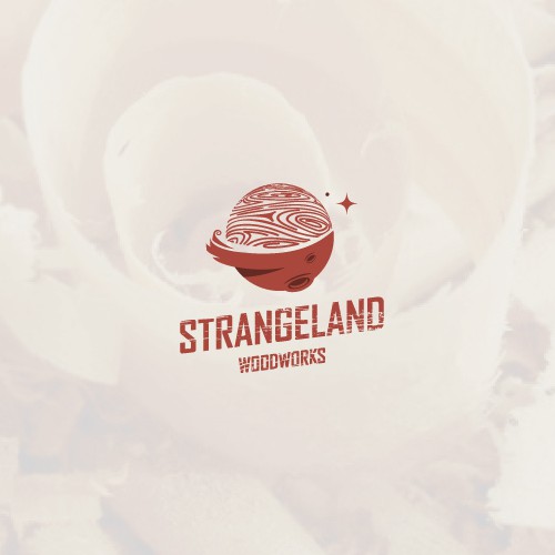 Retro SciFi logo for woodworker