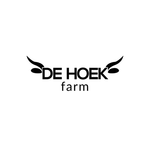 Create a sophisticated, unique logo for De Hoek Farm