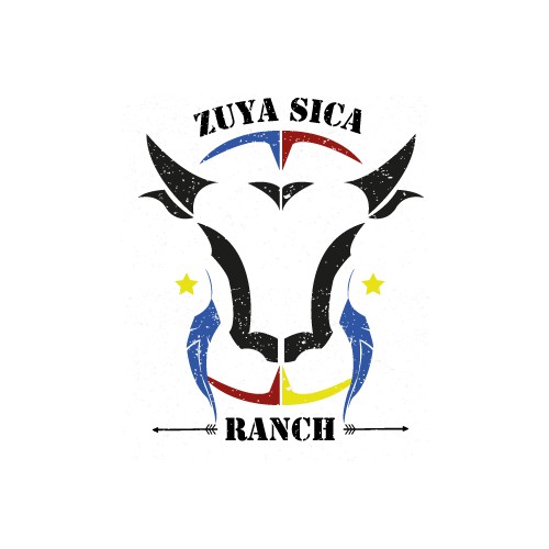 Image for Lakota cattle company.  "Zuya Sica" is Lakota for our name: Bad Warrior.
