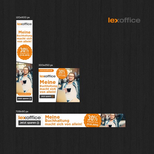 Lexoffice - Banner ad set