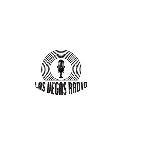 Logo for a Las Vegas radio company