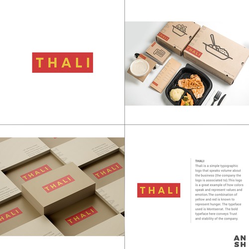 Thali (logo and packaging design)