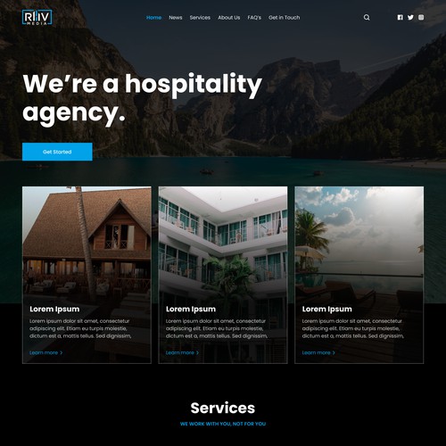 Hospitality Digital Marketing Landing Pgae