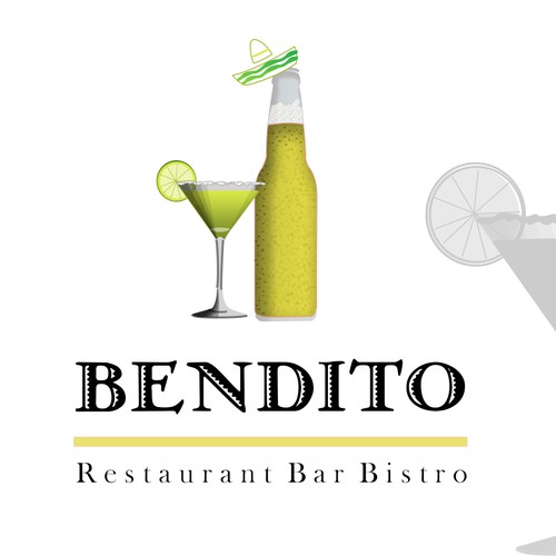 create the best logo for a bar/ bistro which plays a great electronicmusic