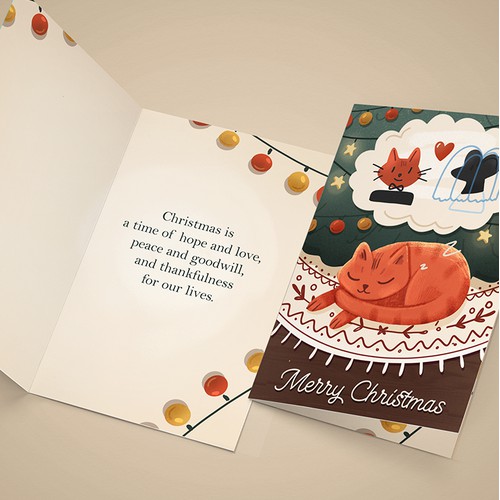 Greeting card design