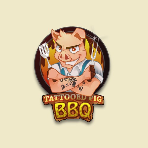 Grilling Mascot Design