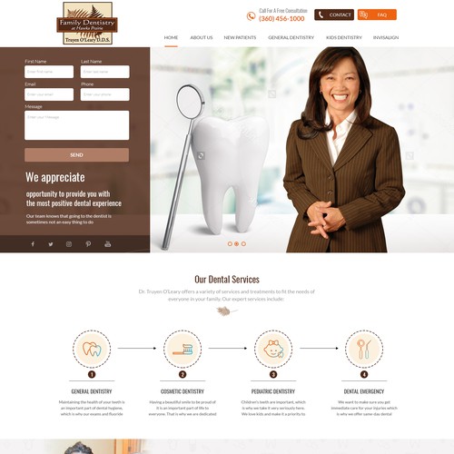 Mobile and tab responsive theme based wordpress design