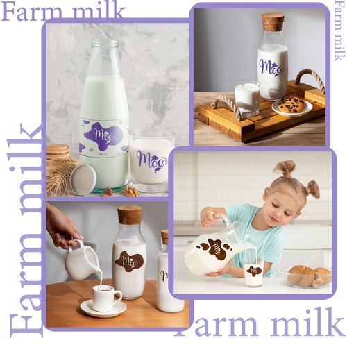 logo for milk farm