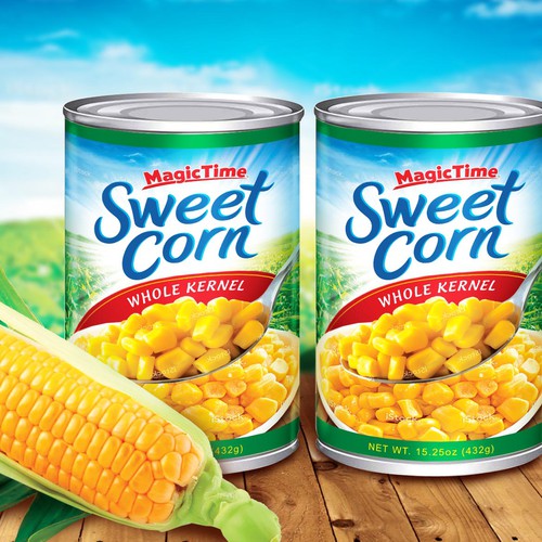 Packaging Label for Magic Time Sweet Corn