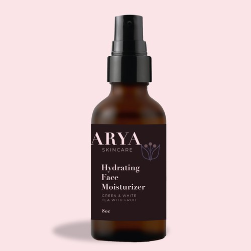 Skincare Product Label