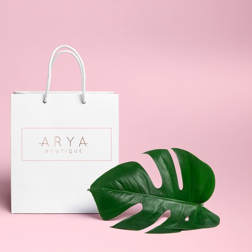 Logo proposal for Arya Boutique fashion online store 