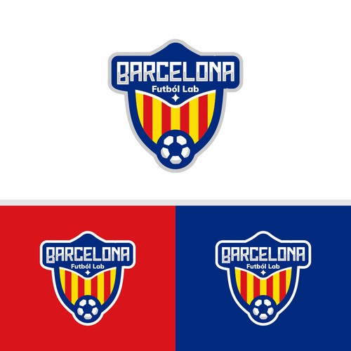 logo concept for Barcelona Futból Lab