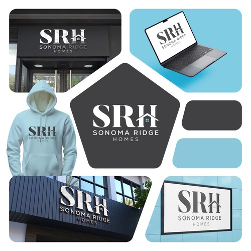 sonoma ridge homes logo design