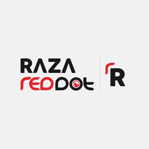 Logo that infuses two major companies, Raza and RedDot