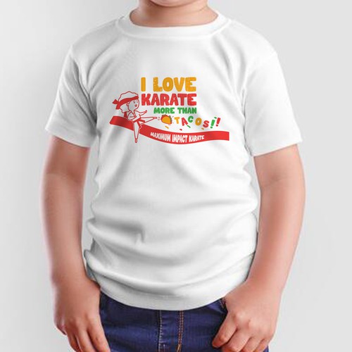 Karate T-shirt Design