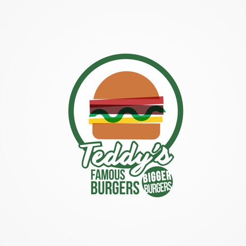 teddy's famous burger