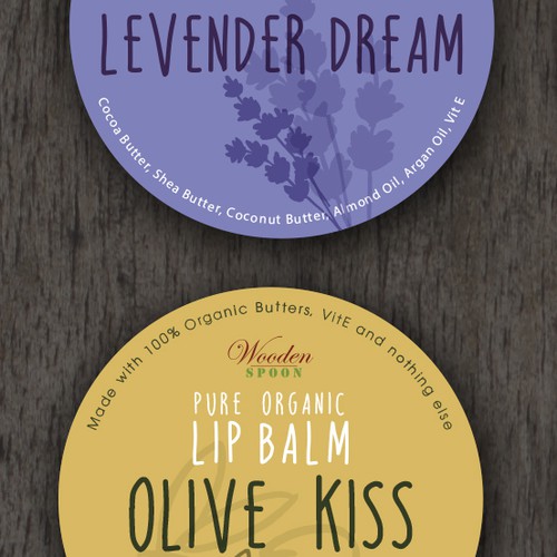 Label design for a new 100% Organic, Cosmetic Brand