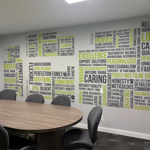 Inspiration wall design