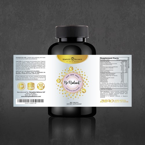 Supplement Label