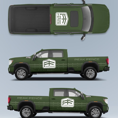PEAK FENCE Wrap Design