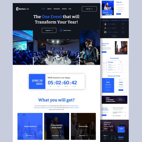 Better Life Event Management