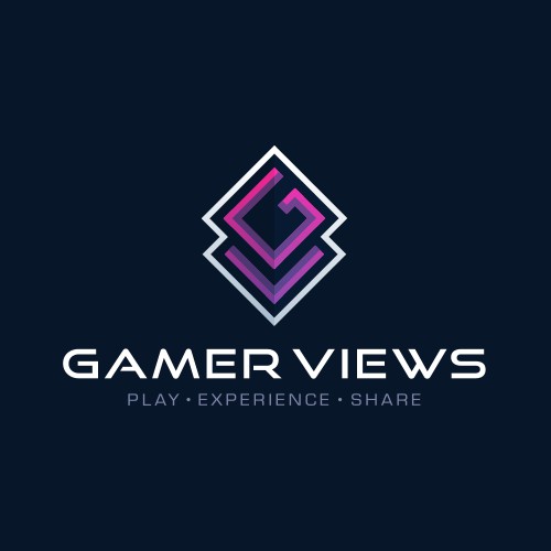 GAMER VIEWS - Logo Design & Hosted Website