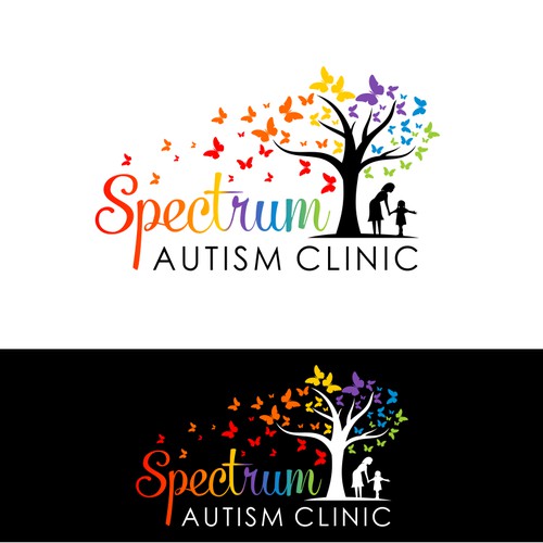 Create an amazing logo for Spectrum: Autism Clinic that will be attractive to young people