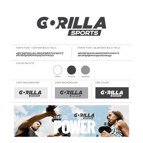 Bold Logo design for Gorilla Sports