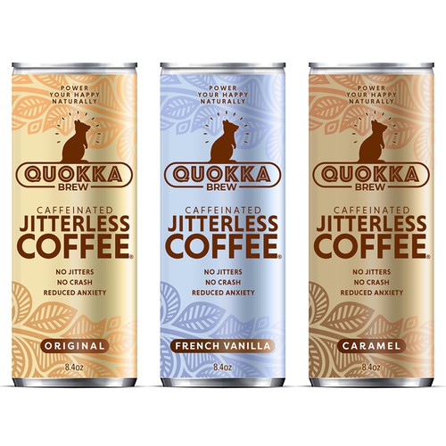 Package design for cold coffee drink