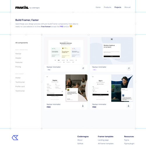 Fraktal - Copy paste your Framer components