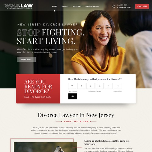 Divorce Lawyer Website