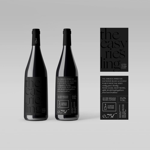 Typographic Design for a WineLabel