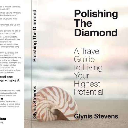 book cover made of nature, light, and shine