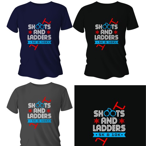 T-Shirt Shoots and Ladders 5K _ 10K