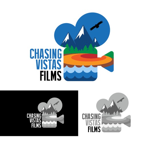 Logo for outdoor adventure movie maker