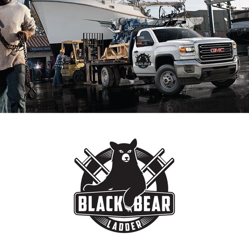 Logo concept for Black Bear Ladder