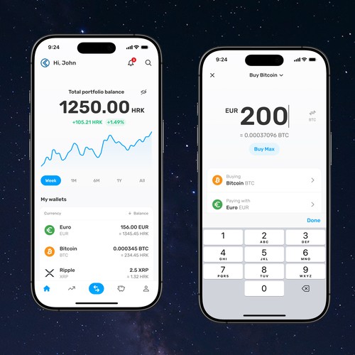 Kriptomat Mobile App