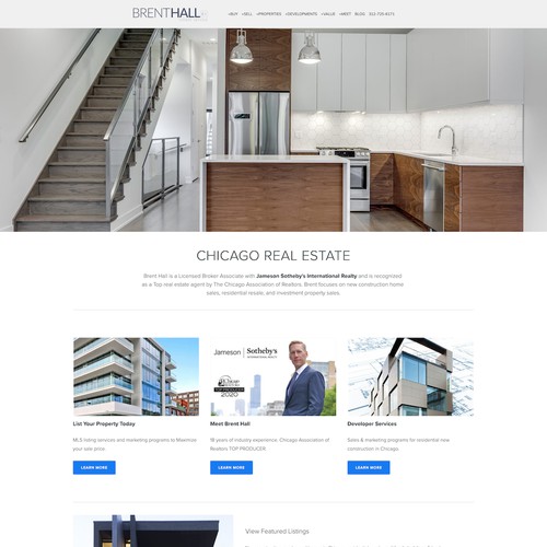 Real Estate Broker Site Design
