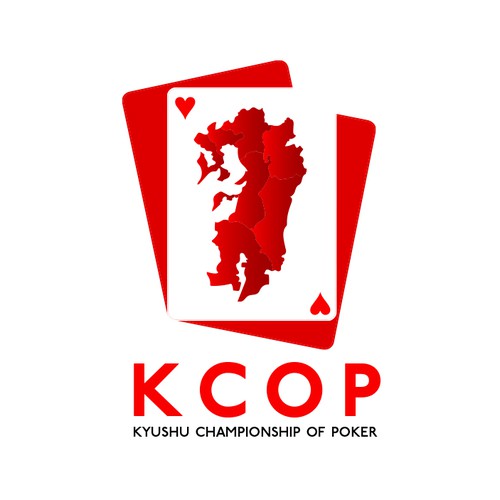 Kyushu Championship of Poker logo design