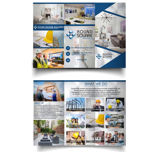 Smart simple Brochure design for Round Square