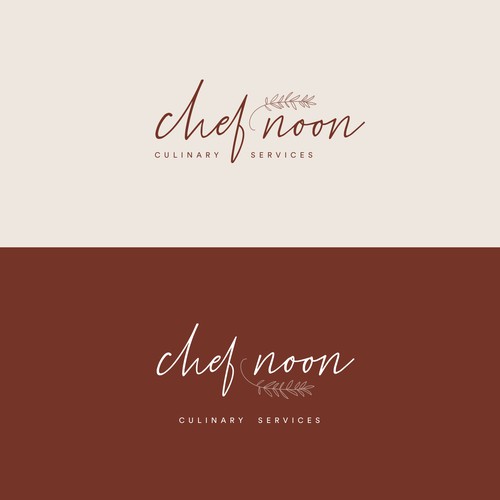 Logo concept for a high-end catering company