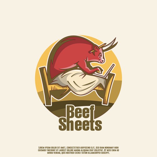 Powerful & Playful Logo for Beef Cattle App
