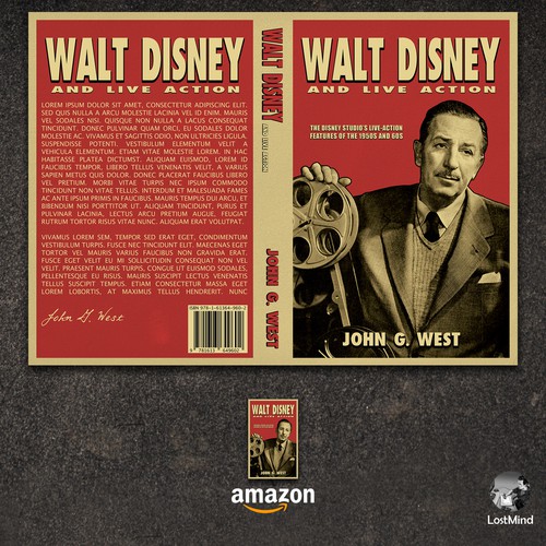 Walt Disney and live action book cover