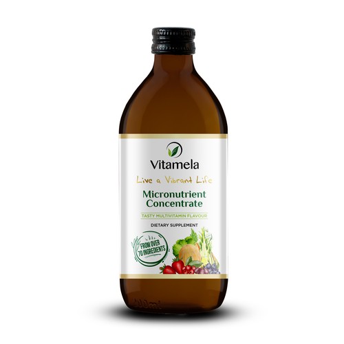 Multivitamin Label Design