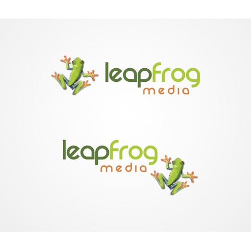 Leapfrog Media Logo Design