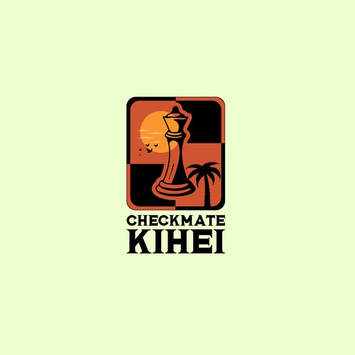 Chess tournament logo design
